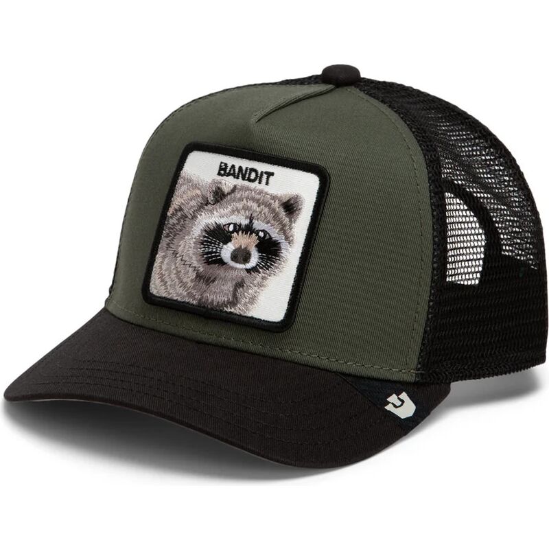 bone-trucker-verde-e-preto-para-crianca-guaxinim-bandit-original-recipe-the-farm-da-goorin-bros