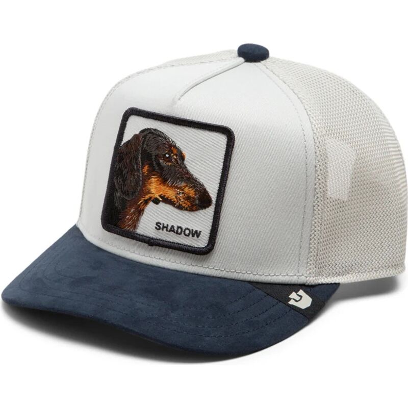 bone-trucker-azul-e-bege-para-crianca-cao-suede-shadow-original-recipe-the-farm-da-goorin-bros bone-trucker-azul-e-bege-para-crianca-cao-suede-shadow-original-recipe-the-farm-da-goorin-bros