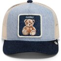 bone-trucker-azul-marinho-para-crianca-urso-da-pelucia-denim-cuddly-original-recipe-denim-the-farm-da-goorin-bros