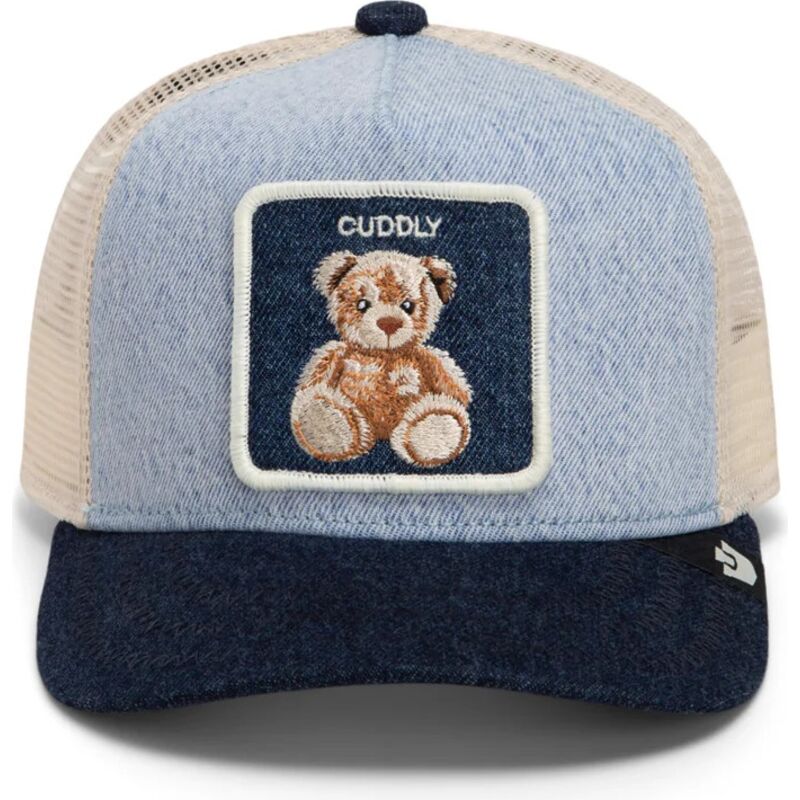 bone-trucker-azul-marinho-para-crianca-urso-da-pelucia-denim-cuddly-original-recipe-denim-the-farm-da-goorin-bros