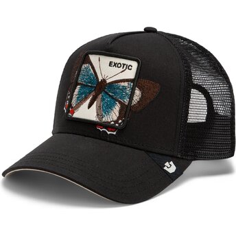 Boné trucker preto borboleta Over the Line Butterfly Out Of Bounds Exotic The Farm da Goorin Bros.