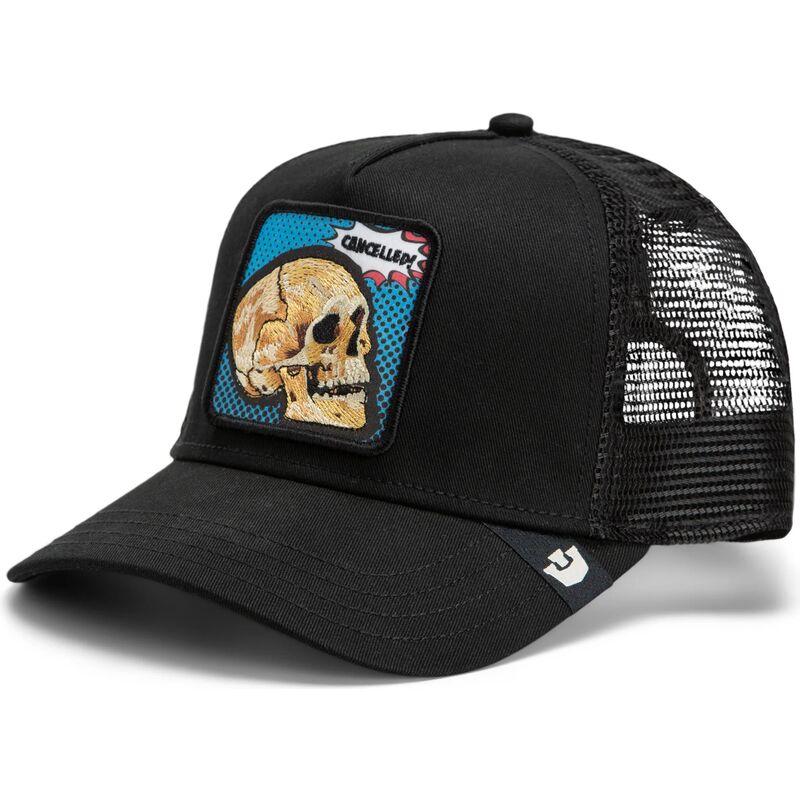 bone-trucker-preto-caveira-cancelled-skull-pop-art-strikes-back-the-farm-da-goorin-bros