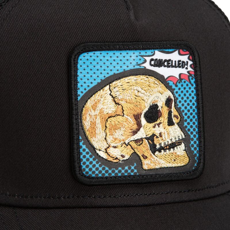 bone-trucker-preto-caveira-cancelled-skull-pop-art-strikes-back-the-farm-da-goorin-bros