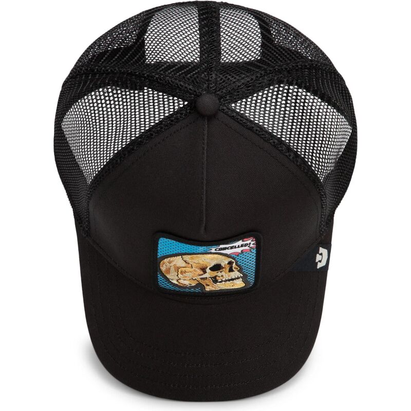 bone-trucker-preto-caveira-cancelled-skull-pop-art-strikes-back-the-farm-da-goorin-bros