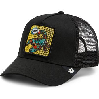 Boné trucker preto escorpião Deadly Scorpion Pop Art Strikes Back The Farm da Goorin Bros.
