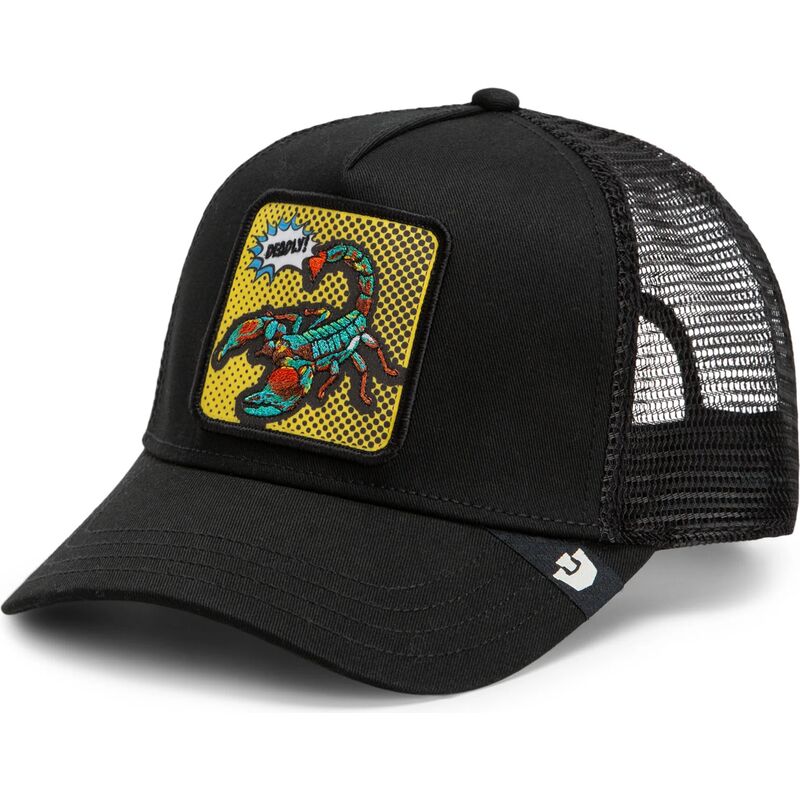 bone-trucker-preto-escorpiao-deadly-scorpion-pop-art-strikes-back-the-farm-da-goorin-bros