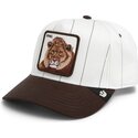 bone-curvo-cinza-e-castanho-snapback-leao-pinstripe-lion-king-playmakers-the-farm-da-goorin-bros