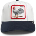 bone-curvo-cinza-e-azul-marinho-snapback-galo-pinstripe-rooster-cock-playmakers-the-farm-da-goorin-bros