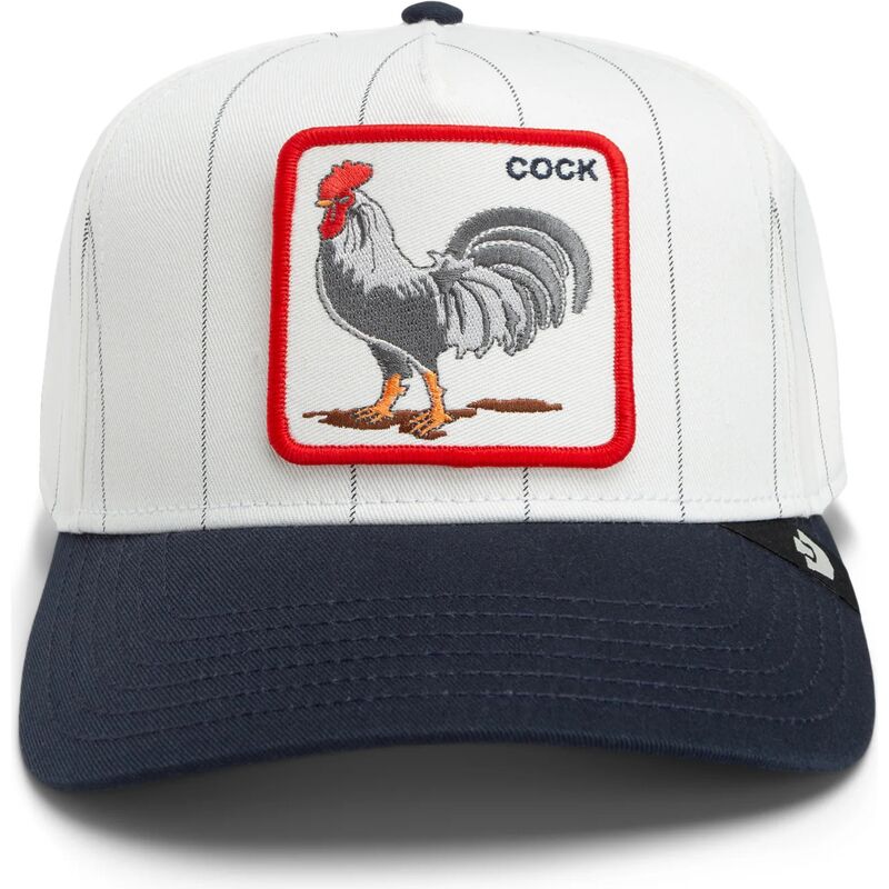 bone-curvo-cinza-e-azul-marinho-snapback-galo-pinstripe-rooster-cock-playmakers-the-farm-da-goorin-bros