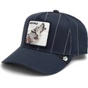 bone-trucker-azul-marinho-lobo-pinstripe-lone-wolf-playmakers-the-farm-da-goorin-bros