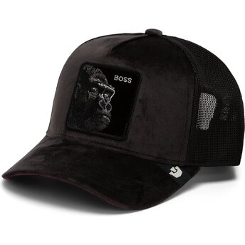 Boné trucker preto gorila Velour Boss The Farm da Goorin Bros.