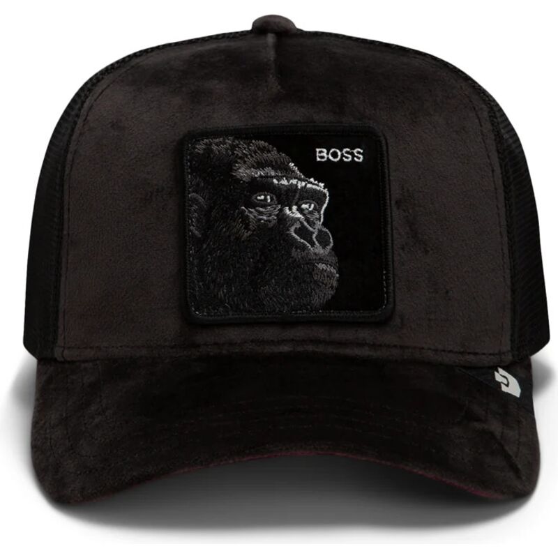 bone-trucker-preto-gorila-velour-boss-the-farm-da-goorin-bros bone-trucker-preto-gorila-velour-boss-the-farm-da-goorin-bros
