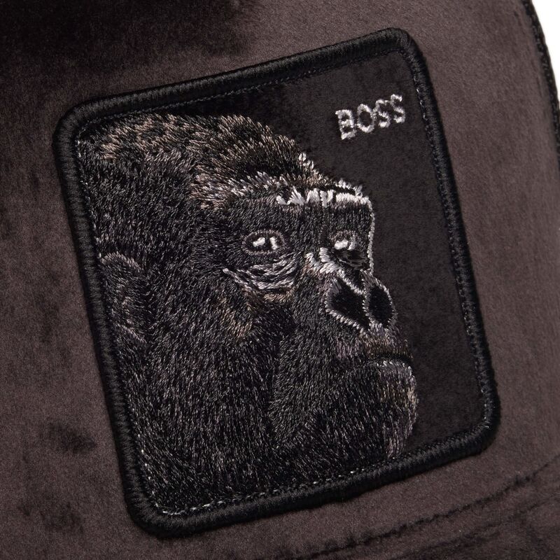 bone-trucker-preto-gorila-velour-boss-the-farm-da-goorin-bros bone-trucker-preto-gorila-velour-boss-the-farm-da-goorin-bros