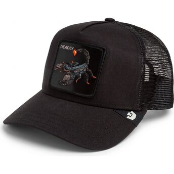 Boné trucker preto escorpião Deadly Scorpion Original Recipe The Farm da Goorin Bros.