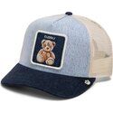 bone-trucker-azul-urso-da-pelucia-cuddly-denim-after-dark-the-farm-da-goorin-bros