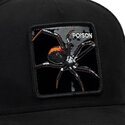 bone-trucker-preto-aranha-black-out-spider-blackened-metallic-poison-the-farm-da-goorin-bros