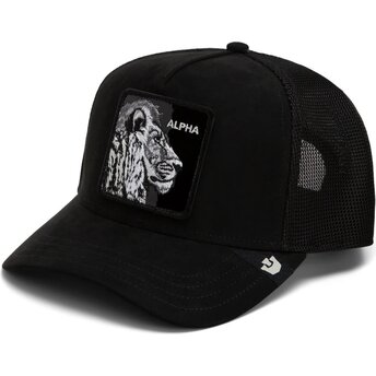 Boné trucker preto leão Black Out Lion Blackened Metallic Alpha The Farm da Goorin Bros.