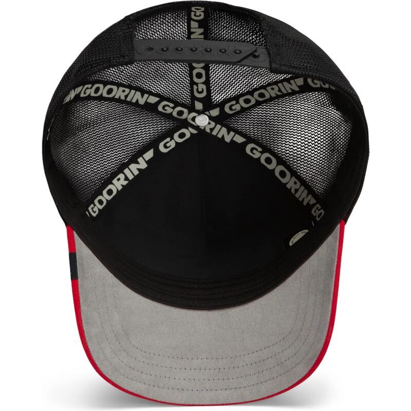 bone-trucker-preto-e-vermelho-caveira-cancelled-skull-trucker-microsuede-the-farm-da-goorin-bros