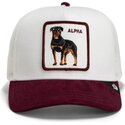 bone-trucker-branco-e-grena-rottweiler-suede-alpha-microsuede-the-farm-da-goorin-bros