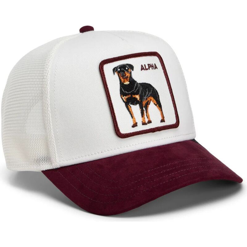 bone-trucker-branco-e-grena-rottweiler-suede-alpha-microsuede-the-farm-da-goorin-bros
