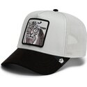 bone-trucker-cinza-e-preto-tigre-suede-tiger-microsuede-the-farm-da-goorin-bros