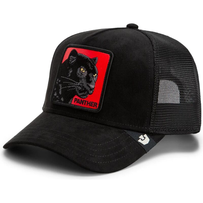 bone-trucker-preto-e-vermelho-pantera-nera-rossa-microsuede-the-farm-da-goorin-bros