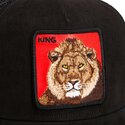 bone-trucker-preto-e-vermelho-leao-re-leaone-rosso-microsuede-king-the-farm-da-goorin-bros