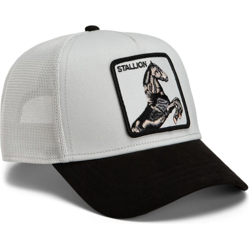bone-trucker-cinza-e-preto-cavalo-suede-stallion-microsuede-the-farm-da-goorin-bros bone-trucker-cinza-e-preto-cavalo-suede-stallion-microsuede-the-farm-da-goorin-bros