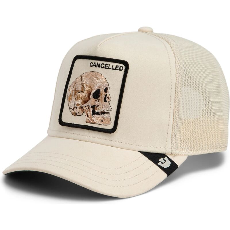bone-trucker-bege-caveira-suede-cancelled-skull-microsuede-the-farm-da-goorin-bros