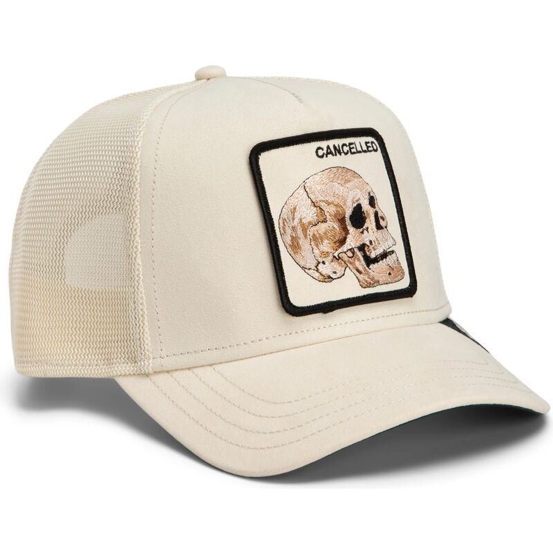 bone-trucker-bege-caveira-suede-cancelled-skull-microsuede-the-farm-da-goorin-bros