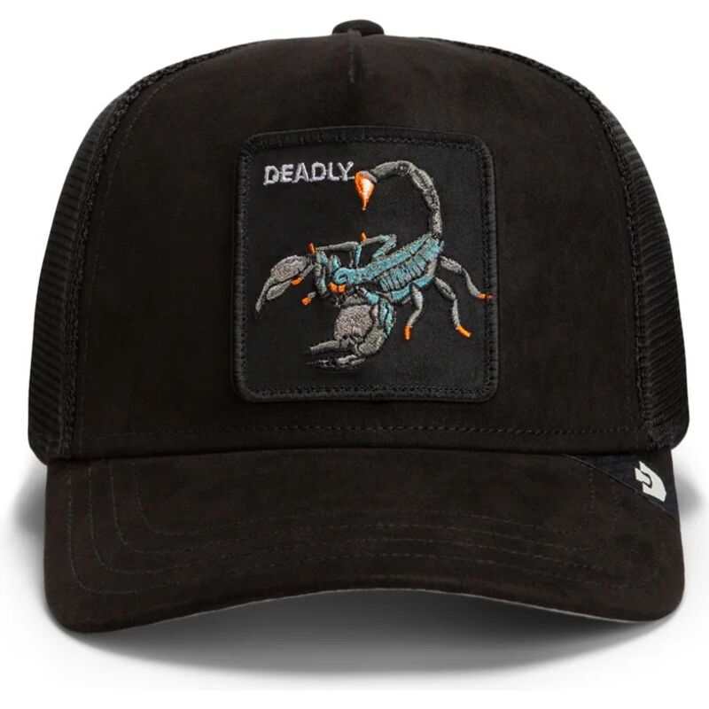 bone-trucker-preto-escorpiao-suede-scorpion-microsuede-the-farm-da-goorin-bros