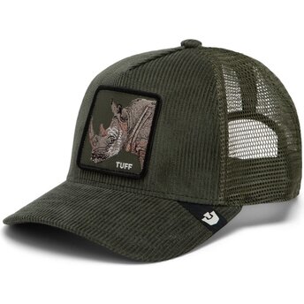 Boné trucker verde rhinocéros Corduroy Tuff Ridgeline The Farm da Goorin Bros.