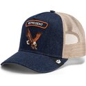 bone-trucker-azul-marinho-e-bege-aguia-represent-rocker-denim-after-dark-the-farm-da-goorin-bros