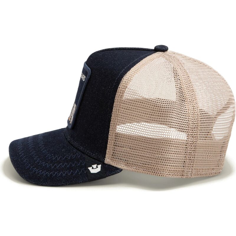 bone-trucker-azul-marinho-e-bege-cao-guard-denim-after-dark-the-farm-da-goorin-bros