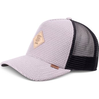 Boné trucker cinza HFT Knitted Fab da Djinns