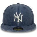 bone-plano-azul-marinho-justo-59fifty-washed-da-new-york-yankees-mlb-da-new-era