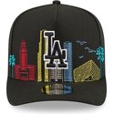 bone-curvo-preto-snapback-9fifty-a-frame-precurved-skyline-da-los-angeles-dodgers-mlb-da-new-era
