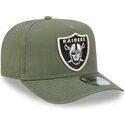 bone-curvo-verde-snapback-9fifty-a-frame-precurved-side-pin-da-las-vegas-raiders-nfl-da-new-era