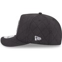bone-curvo-preto-snapback-com-logo-preto-9fifty-a-frame-precurved-checkered-da-boston-red-sox-mlb-da-new-era