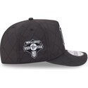 bone-curvo-preto-snapback-com-logo-preto-9fifty-a-frame-precurved-checkered-da-boston-red-sox-mlb-da-new-era