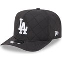 bone-curvo-preto-snapback-9fifty-a-frame-precurved-checkered-da-los-angeles-dodgers-mlb-da-new-era