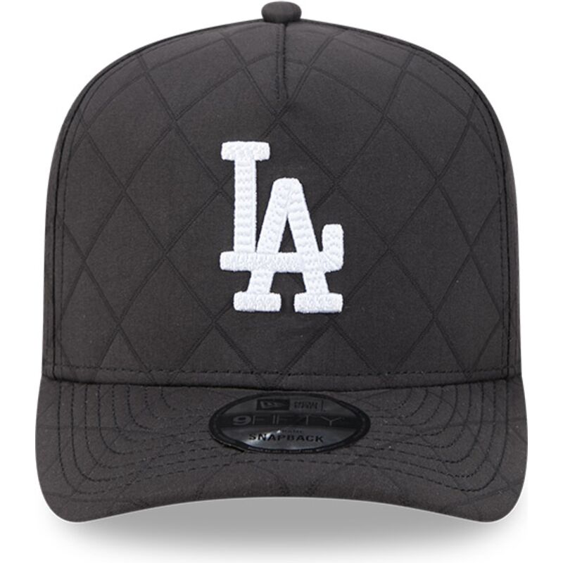 bone-curvo-preto-snapback-9fifty-a-frame-precurved-checkered-da-los-angeles-dodgers-mlb-da-new-era