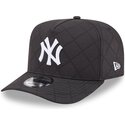 bone-curvo-preto-snapback-9fifty-a-frame-precurved-checkered-da-new-york-yankees-mlb-da-new-era