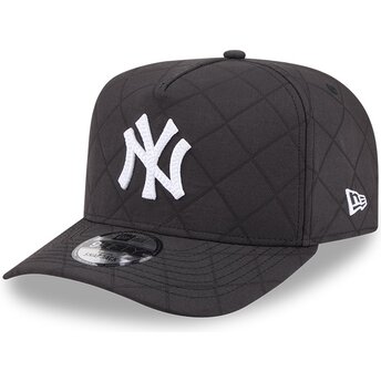 Boné curvo preto snapback 9FIFTY A Frame Precurved Checkered da New York Yankees MLB da New Era