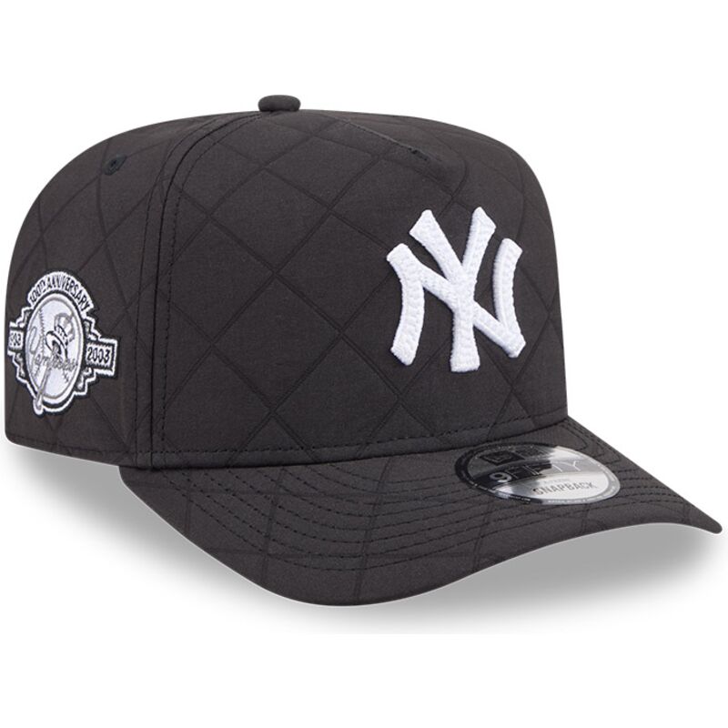 bone-curvo-preto-snapback-9fifty-a-frame-precurved-checkered-da-new-york-yankees-mlb-da-new-era