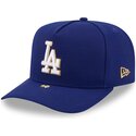 bone-curvo-azul-snapback-9fifty-a-frame-precurved-visor-pin-da-los-angeles-dodgers-mlb-da-new-era