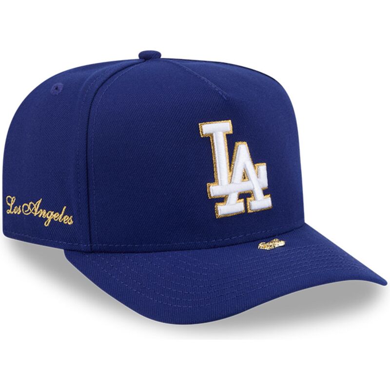 bone-curvo-azul-snapback-9fifty-a-frame-precurved-visor-pin-da-los-angeles-dodgers-mlb-da-new-era