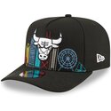 bone-curvo-preto-snapback-9fifty-a-frame-precurved-skyline-da-chicago-bulls-nba-da-new-era