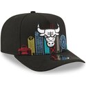 bone-curvo-preto-snapback-9fifty-a-frame-precurved-skyline-da-chicago-bulls-nba-da-new-era