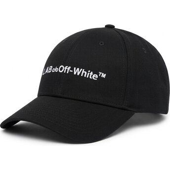 Boné curvo preto ajustável Horizontal Embroidered Twill da L/AB c/o Off-White™